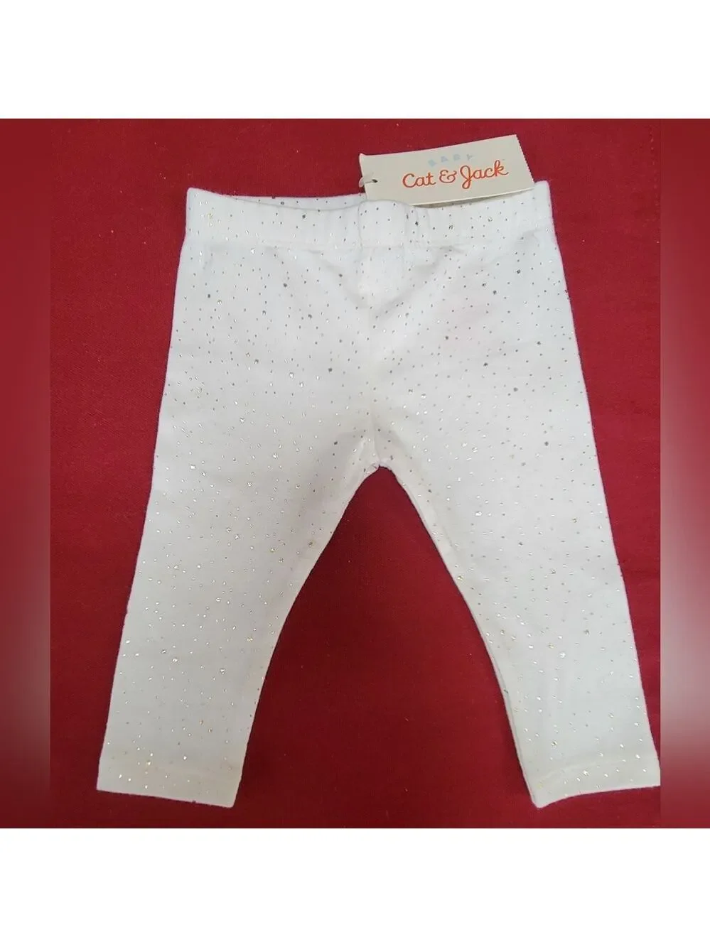 NWT/NWOT Newborn Holiday Outfit Glittery pants, headband, leg warmers
